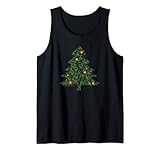 Jurassic World Christmas Dinosaur Jumble Tree Tank Top