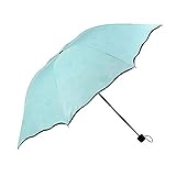 Autoschirm Regenschirme Sonnenschirm Regenschirm Frauen Kinder Regenschirm Jungen Regenschirm Sonnenschirm Uv Schutz Kompakte Regenschirm Mint Green,One S