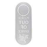 MYhose Harzmuster 4er-Pack Bitte Nicht stören Türhänger Zeichen Lustiges Treffen im Gange Türschild Form für Büro Heim Klinik Wohnheim Klar 1