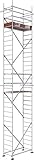 ALTEC Rollfix® 2.0 900-S | 9m Arbeitshöhe | hvst. Fußplatten | Wandanker | Made in Germany | TÜV&GS | belastbar 200kg/m² | Norm - EN 1004:2005 | Modulares Arbeitsgerüst | Alu-Gerü