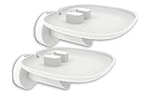 2 Stück Lautsprecher Wandhalterung für SONOS Play ONE/SL Play:1 Wandhalter Boxen 2 er Paar 3 kg belastbar werkzeuglos Halter Wandmontage Box Befestigung Schrauben Kabelführung W