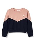 NAME IT Mädchen NKFVIALA LS Short Boxy Sweat UNB K Sweatshirt, Dark Sapphire, 158-164