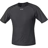 GORE WEAR M Herren Kurzarm Unterhemd GORE WINDSTOPPER, XL, schwarz (black)