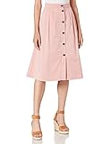 Tommy Hilfiger Damen CO MODERN Chino MIDI Skirt Rock, Rose, 40