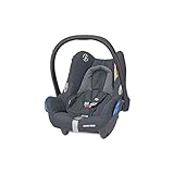 Maxi-Cosi CabrioFix Babyschale, Baby-Autositze Gruppe 0+ (0-13 kg), nutzbar bis ca. 12 Monate, passend für FamilyFix-Isofix Basisstation, Essential Graphite (grau)