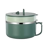 GENGING ThermobehäLter FüR Essen Student Edelstahl Einzelschicht Isolier-Lunchbox Große Kapazitäts-Isolier-Reisfässer, wenn der Food Grade Bubble Fast Food Cup WarmhaltebehäLter Essen (Size : 1)