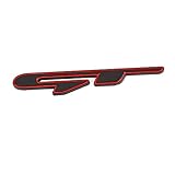 Für GT Line Auto Aufkleber Metall Emblem Kompatibel mit Peugeot GT RCZ 308 508 3008 Renault Clio Grandtour Megane Kia Foree Optima Picanto Stinger Auto-Emblem-Logo (Color Name : Red)