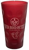 Beschdstoff 1. FC Kaiserslautern Dubbeglas Wir sind Betze 0,5 Liter rot (Dubbeglas-Shop)