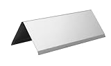 INEFA Firstblech - Dachblech Silber 200cm, 1 Stück, Kunststoff, Fallrohr, Regenrohr, Komplettset für G