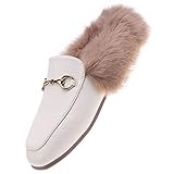 Hausschuhe Herren Winter Pantoffeln Bequem Warm,Herren Wärme Memory Foam Home Plüsch Rutschfeste Drinnen und Draußen Slipper▁38