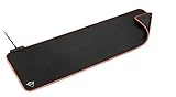 Trust Gaming GXT 764 Glide-Flex XXL RGB Mauspad Mousepad (Extra Groß : 930 x 300 x 3 mm, Mouse pad mit RGB LED Beleuchtung, Anti Rutsch Matte) schw