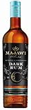 MAJAWI Dark Rum, brauner Premium Rum Blend aus Mauritius und Jamaica, abgefüllt in Wilthen, 38%