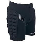 Trespass Herren Impact Schutz Shorts Mit Seitenpolsterung, Black, L