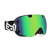 Gloryfy Unisex – Erwachsene GP4 Green Multilayer Skibrille, Grün, Mit jedem Helm kompatib