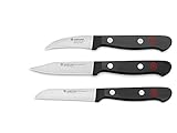 Wüsthof Gemüse-Messersatz 3-teilig, Gourmet (1125060310), inkl. 1 Schälmesser (6 cm Klinge), 2 Gemüsemesser (je 8 cm), für Spülmaschine, Messer S