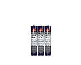 Sparset 3x Sikaflex 290 DC PRO Bootdichtmasse Stabdecksverfugung Marinedichtstoff 300ml Kartusche schw