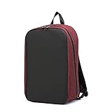 QCLU 15-Zoll-LED-Large Rucksack Smart Display Werbung Tasche Laptop Interactive Light Custom Text Innovative Rucksack mit USB WiFi Wireless for Android iOS App Animierte (Color : Red)