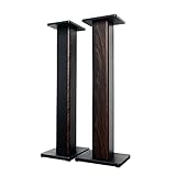 Lautsprecher-Ständer aus Holz, 90 cm, 1 Paar, Ständer für Heimkino, HiFi, Bücherregal und Satelliten-Lautsprecher, Holzmaserung, verbessertes Hörerlebnis für Heimk