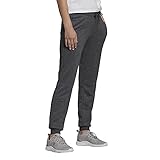 adidas Damen Essentials French Terry Logo Anzughose, Dunkelgrau Melange Farbe Hellrosa., M EU