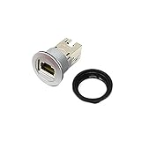 09454521560 RJ45-Buchse 22mm har-port -25-70°C Ø22,3mm IP20 Farbe: silber HARTIN