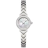 RORIOS Mode Damen Uhren Wasserdicht Analog Quarz Armbanduhr mit Edelstahlarmband Elegante Strass Damen für Frauen M