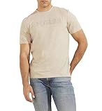 T-shirt uomo Guess in cotone alphy beige ES22GU53 Z2RI10J1311