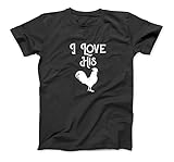 I Love His Cock Rooster Funny Sarcastic Matching Couple Tee Premium T-Shirt Sweatshirt Hoodie Tank Top for Men W