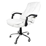 Bürostuhl Artnico, Drehstuhl mit Rollen, Kunstleder, Ergonomischer Schreibtischstuhl, Computerstuhl, Konferenzstuhl, Mit Armlehnen, Wippfunktion, Höhenverstellung, Lordosenstütze, C