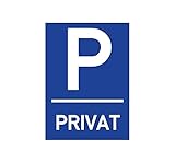 Privatparkplatz Schild Parken Verboten Privat Halteverbot Parkplatz Privat Blau Klares Zeichen für Parkverbot Parkplatz Schilder Privatgrundstück