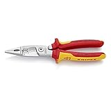 KNIPEX Elektro-Installationszange 1000V-isoliert (200 mm) 13 86 200