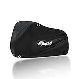Aloces Fahrradabdeckung, 210T Dichtungskleber Oxford-Gewebe Wasserdicht, Hochwertige Fahrradgarage Outdoor 200 x 110 x 70 cm, Reißfestigkeit Sonnenschutz Fahrrad Schutzhülle mit B