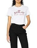 Replay Damen W3517 .000.22832P T-Shirt, Weiß (001 White), XXS