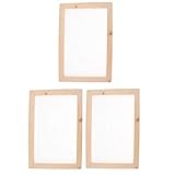 Amagogo 3 Set Holzpapierherstellung Formrahmen Displayherstellung