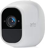 Arlo Pro2 Überwachungskamera & Alarmanlage, 1080p, Zusatzkamera, kabellos, Innen / Aussen, Bewegungsmelder, Nachtsicht, 130 Grad Blickwinkel, Smart Home,WLAN, 2-Wege Audio, wetterfest, VMC4030P, Weiß
