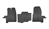 Frogum D00312 Gummifußmaten, solide, oryginal Passform Ford Transit Custom ab 2012-… angepasst – Schw