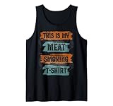 DAS IST MEIN FLEISCH RAUCHEN BBQ Vintage Retro Distressed Tank Top