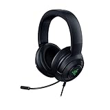 Razer Kraken V3 X - Kabelgebundenes USB Gaming Headset für PC, Mac und PlayStation (Ultraleichte Kopfhörer, TriForce 40-mm-Treiber, HyperClear Kardioiden-Mikrofon, 7.1 Surround Sound) Schw