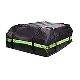Luckxing Autodachtasche Große Gepäcktasche Wasserdicht Tragbar Dachboxen, Dachgepäckträger Soft Dachtasche, Oxford-Tuch, für Auto, LKW oder SUV mit/ohne Gepäckträg