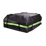 Luckxing Autodachtasche Große Gepäcktasche Wasserdicht Tragbar Dachboxen, Dachgepäckträger Soft Dachtasche, Oxford-Tuch, für Auto, LKW oder SUV mit/ohne Gepäckträg