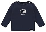 Noppies Unisex Baby U Tee Ls Amanda Elephant T Shirt, Navy, 68 EU