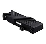 LYHELYJ Faltschloss Mit Halterung Fahrradschloss Schlüssel，Fahrradschloß Sicherheitsstufe，Fahrrad Faltschloß for Mountainbike/Rennrad/BMX/MTB (Color : Black, Size : 17x5cm)