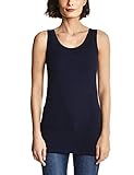 Street One Basic-Top Unterziehshirt Tank Top, dunkelblau, 44