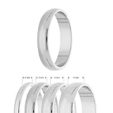 Treuheld® | Ring aus 925 Sterling Silber | Ringgröße 53 | Breite 3mm | Damen & Herren | glänzend | Freundschaftsring, Verlobungsring, Ehering