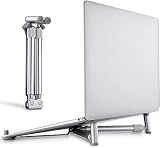 Tragbarer Laptop Ständer – Jubor Faltbarer Laptop Ständer, Aluminium Computer Halter, Verstellbarer Laptop-Kühlständer für Notebook von 14-17 Z