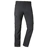 Schöffel Herren Pants Koper1 flexible Herren Hose mit Zip Off Funktion schnell trocknende und k hlende Wanderhose aus 4 Wege St, Asphalt, 54 EU