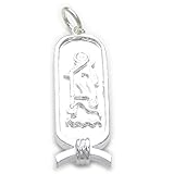 ägyptische Kartusche Sterling Silber Anhänger .925 x 1 Ägypten Anhänger ec1452