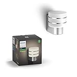 Philips Hue LED Wandleuchte Tuar für den Aussenbereich, dimmbar, warmweißes Licht, steuerbar via App, kompatibel mit Amazon Alexa (Echo, Echo Dot)