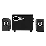 JHBNOIUKJS Desktop-Monitor-Lautsprecher|Home Music System,Powered Bücherregal Stereo-Lautsprecher,Computer-Subwoofer Schwere Bassfeld umgibt Sound E