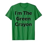 Buntstift Halloween Gruppenkostüm Herren I'm the Green Crayon T-S