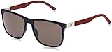 Tommy Hilfiger Herren Th 1445/S Nr Lcn 57 Sonnenbrille, Blau (Blu Burgundy/Brw Grey), EU